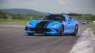 Viper ACR at the Top Gear test track