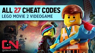 The Lego Movie 2 VideoGame All 27 CHEAT CODES - Unlock free Super Item, Mega Relics and Studs