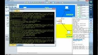 eNSP trunk Huawei Sisco Switch