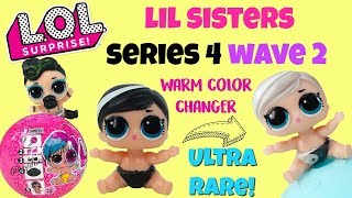 LOL Surprise Series 4 WAVE 2 lil Sisters Unboxing Ultra Rare Lil Yin B.B Weight and Ball Placement