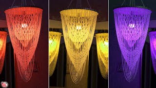 All 4 Beautiful Chandelier Wall Hanging !!! Handmade Pearls Craft