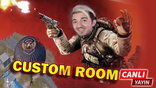 SPİKER SUNUMU İLE CUSTOM ROOM! LİKE AT PAYLAŞ | PUBG MOBİLE CANLI YAYIN (ABONE OL İSMİN ÇIKSIN)