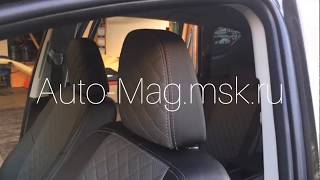 Чехлы на Тойоту Рав 4 из экокожи от Автопилот | С установкой