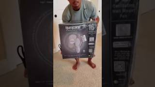 Unboxing and assembling the Hurricane 16" oscillating wall mount fan