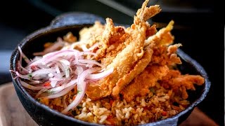 La Receta Santa: Chaufa criollo con chicharrón de pejerrey