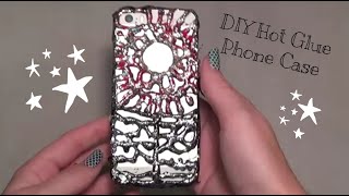 DIY Hot Glue Phone Case