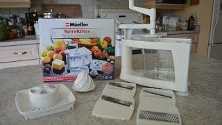 Müeller SpiralUltra 4 Blade Spiralizer: What I Say About Food