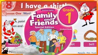 Trọn bộ Family and Friends 1 ?❤? Unit 8 - I have a shirt! | Tiếng anh lớp 1