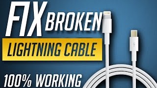 Best way to fix iPhone,iPod & iPad Lightning USB cable at home