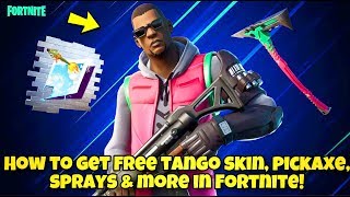 HOW TO UNLOCK FREE TANGO SKIN IN Fortnite BR! WILD ACCENT PICKAXE & MORE FREE REWARDS (PS4 CUP)