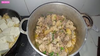 GÀ XÀO GỪNG LÁ CHANH ĂN VỚI CƠM SIÊU NGON I Thai Lạng Sơn