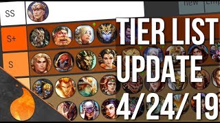 SMITE SEASON 6 TIER LIST UPDATE: 4/24/19