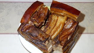 Сало горячего копчения. Коптим в квартире!