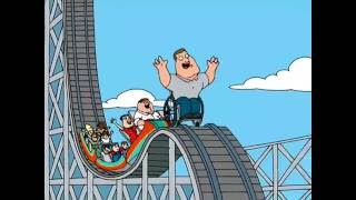 Джо катается на американских горках. Гриффины (Family Guy) Приколы из Гриффинов
