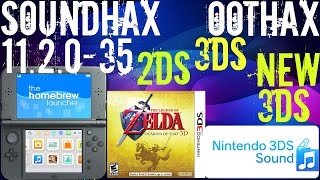 How To Install Homebrew: SOUNDHAX/OOTHAX On 11.2.0-35 2DS 3DS New 3DS XL