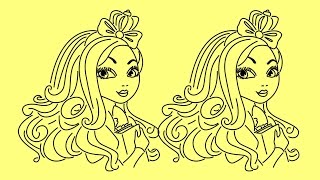 How to draw Ever After High Apple White | Как нарисовать Эвер Афтер Хай Эппл Уайт