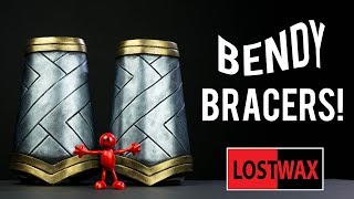 How to Make a Moldable Foam Arm Bracer.  DIY Superhero Costume Idea
