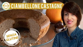 Ciambellone morbido, senza glutine e lattosio, con farina di castagne e arancia | VivoGlutenFree