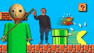 BALDI vs Pacman and Super Mario Bros