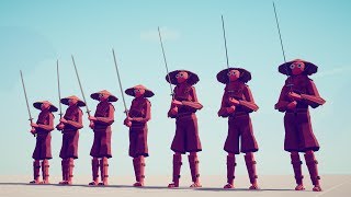 7 SAMURAI vs EVERY UNIT - Totally Accurate Battle Simulator TABS