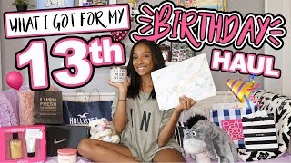 What I Got for My 13th Birthday Haul | Morgan Jean