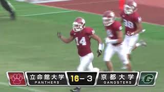立命館大学vs京都大学（たけびしスタジアム京都）ゲームハイライト