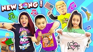 Shawn's NEW FUNnel Vision NERF Song + Lexi's New Clothing Line ?LEXoxo❤️ (I Be Down with the Pew)