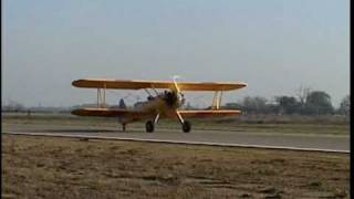 Boeing Stearman short field close up
