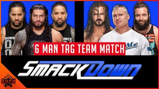 WWE 2K19 ROMAN REIGNS & THE USOS VS SHANE MCMAHON , DREW MCINTYRE & ELIAS [ 6 MAN TAG TEAM MATCH ]
