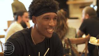 Heat Star Josh Richardson Dishes on Dwyane Wade, Path to Miami Over His Favorite Pizza