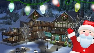 Sims 4  |  Santa Saturdays |  Ski Lodge Resort Speedbuild