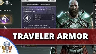 God of War - How to Obtain Traveler's Armor Set - Path of the Zealot Trophy