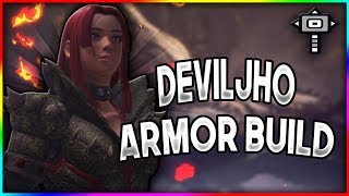 [MHWorld] Deviljho Hammer & Armor Latent Power Build!