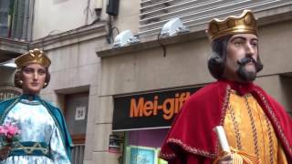 Festes de Sant Josep Oriol 2015 - " Cercavila de gegants al carrer de Ferran "