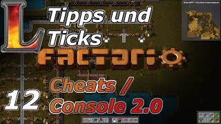 Factorio Tipps und Tricks Deutsch #12 | Cheats/Hacks/Console Teil 2