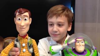 История игрушек обзор Шерифа Вуди и Базз Лайтера Toy Store Sheriff Woody Buzz Lightyer