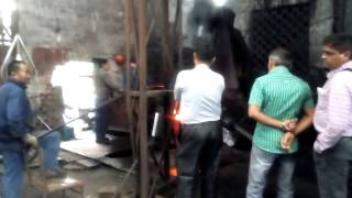 India Delegates Visiting Ring Rolling Machine Working Condition