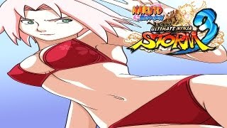 Naruto Shippuden Ultimate Ninja Storm 3 - Bikini Sakura vs Bikini Ino