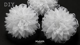 Пышные банты из Органзы, DIY Lush Organza Bows Tutorial