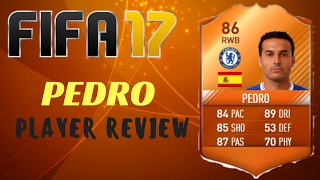FIFA 17 MOTM PEDRO (86) PLAYER REVIEW + IN GAME STATS