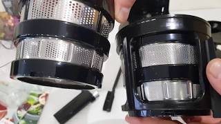 Шнековая соковыжималка Bosch MESM731M распаковка