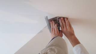 как зашпаклевать развернутые углы на мансандре