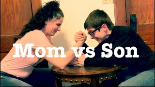 KateJones1121 vs AadenJones | Arm Wrestling Challenge