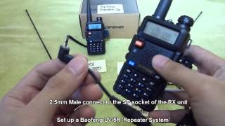 Set up a Baofeng UV-5R Repeater System