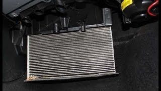 Как заменить воздушный фильтр кабины на Seat Altea