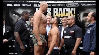 HE'S BACK!!!! - TYSON FURY v SEFER SEFERI - *FULL & UNCUT* OFFICIAL WEIGH-IN / THE MACK IS BACK