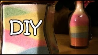 DIY Colored Salt Made With Colored Chalk - Sand Art - Creative Decor Ideas