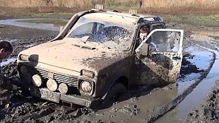 █ По бездорожью "Трофи-рейд Нива 2013" Часть-2."Месиво", (по внедорожью)