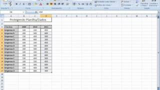 Proteger planilhas e células do excel