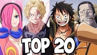 One Piece 874 ワンピース Manga Chapter Review: TOP 20 One Piece Characters Poll Results!